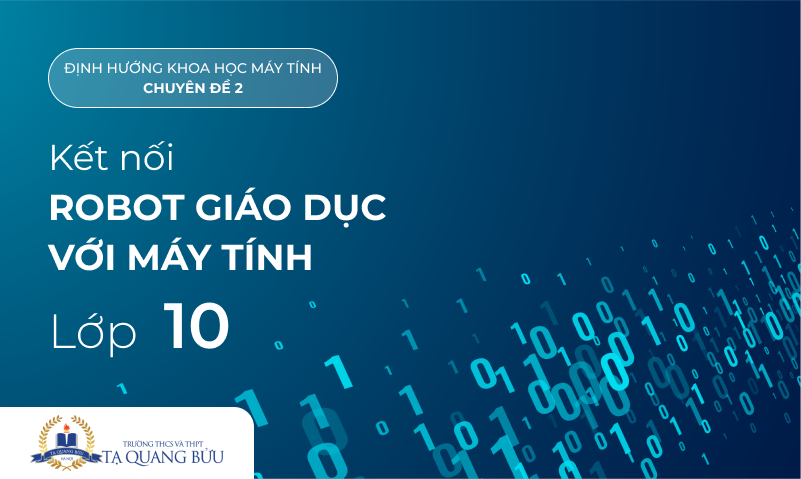 Kết nối robot giáo dục với máy tính TQB13