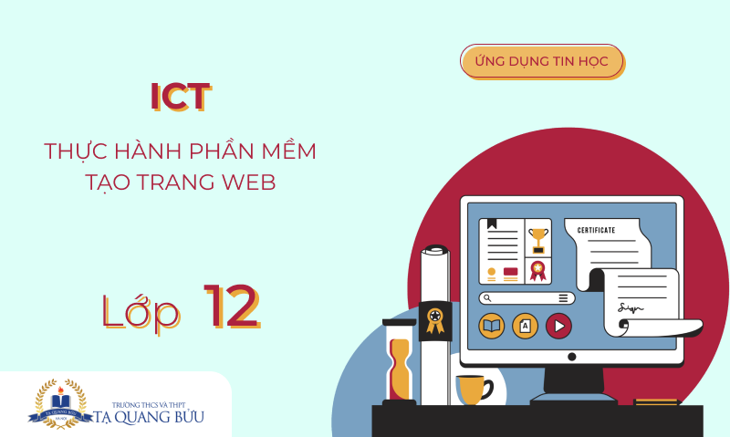 ICT: Thực hành sử dụng phần mềm tạo trang web TQB34